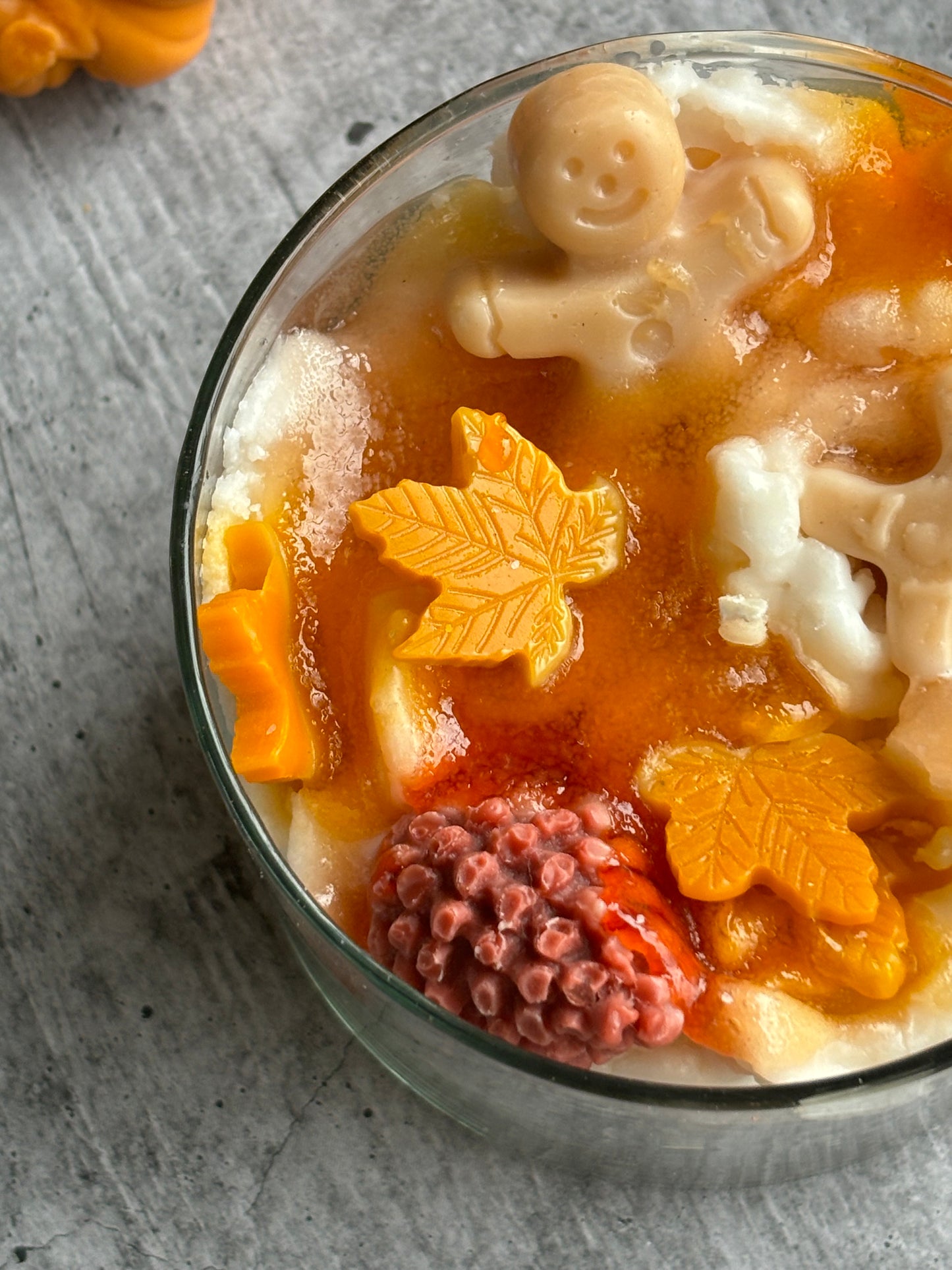 Cozy Winter Jam Dessert Candle