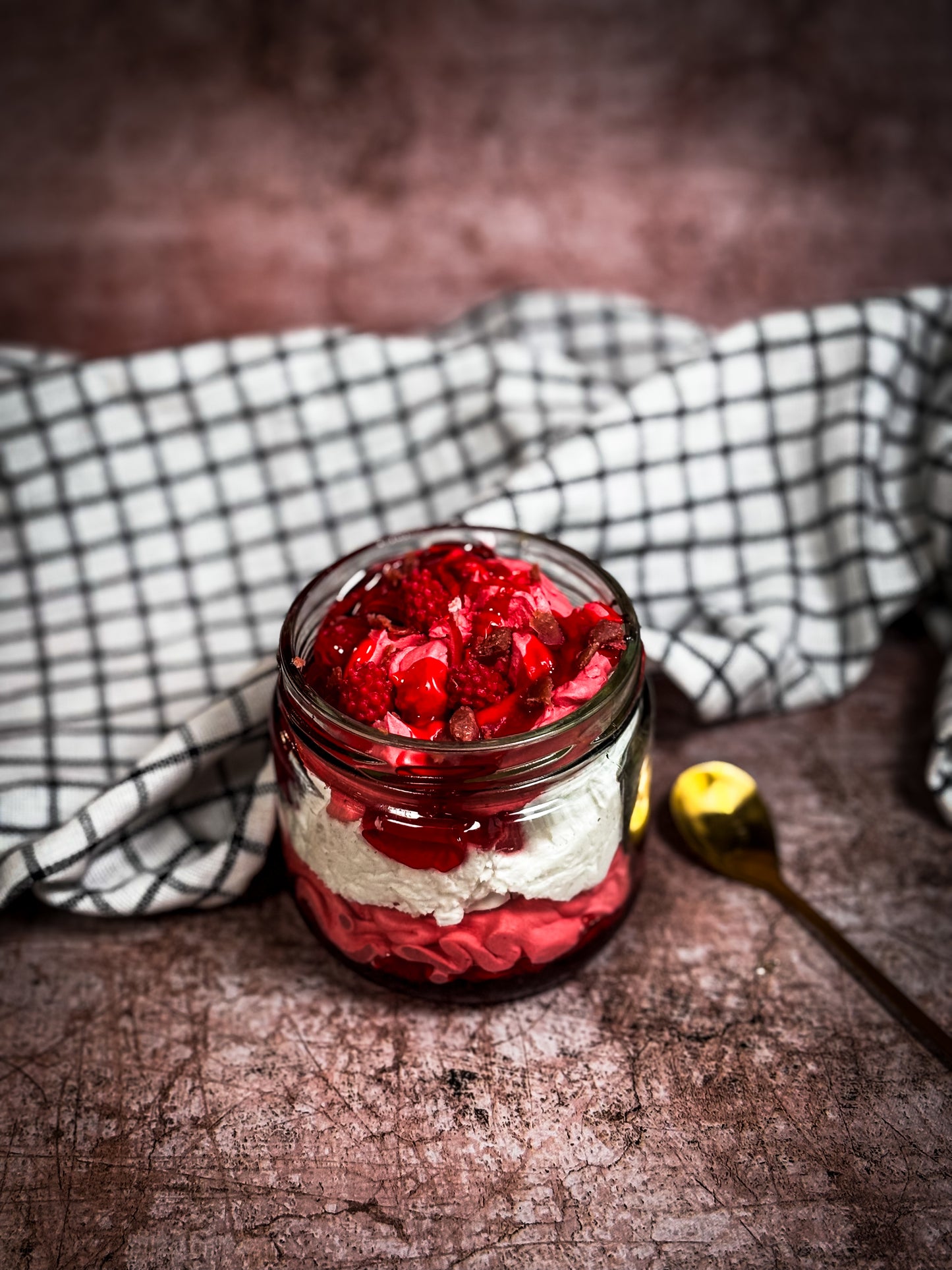 Strawberry Cheese Cake Dessert Candle -200g
