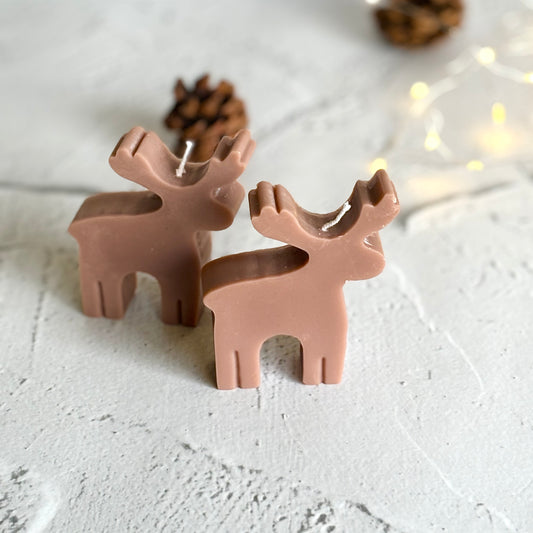 Brown Deer Soy Scented Candle | Set of 2 | Coffee Scented