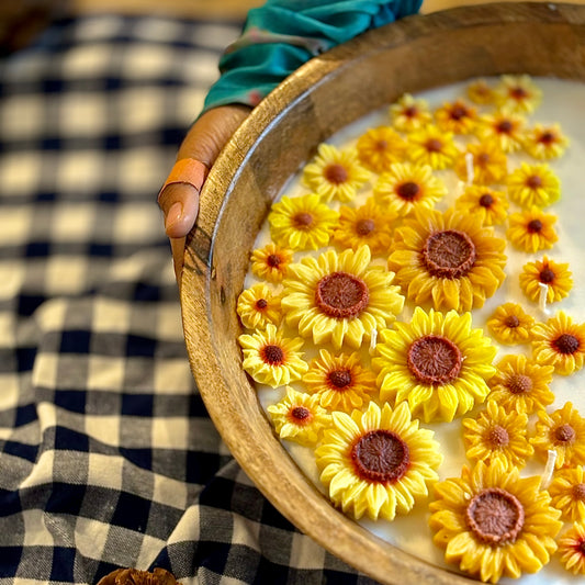 Large Sunflower Bouquet Soy Scented Candle