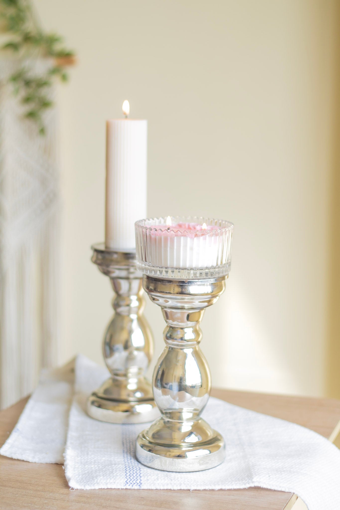 Buy crystal tealight candle holder set of 3 at best price in Pakistan