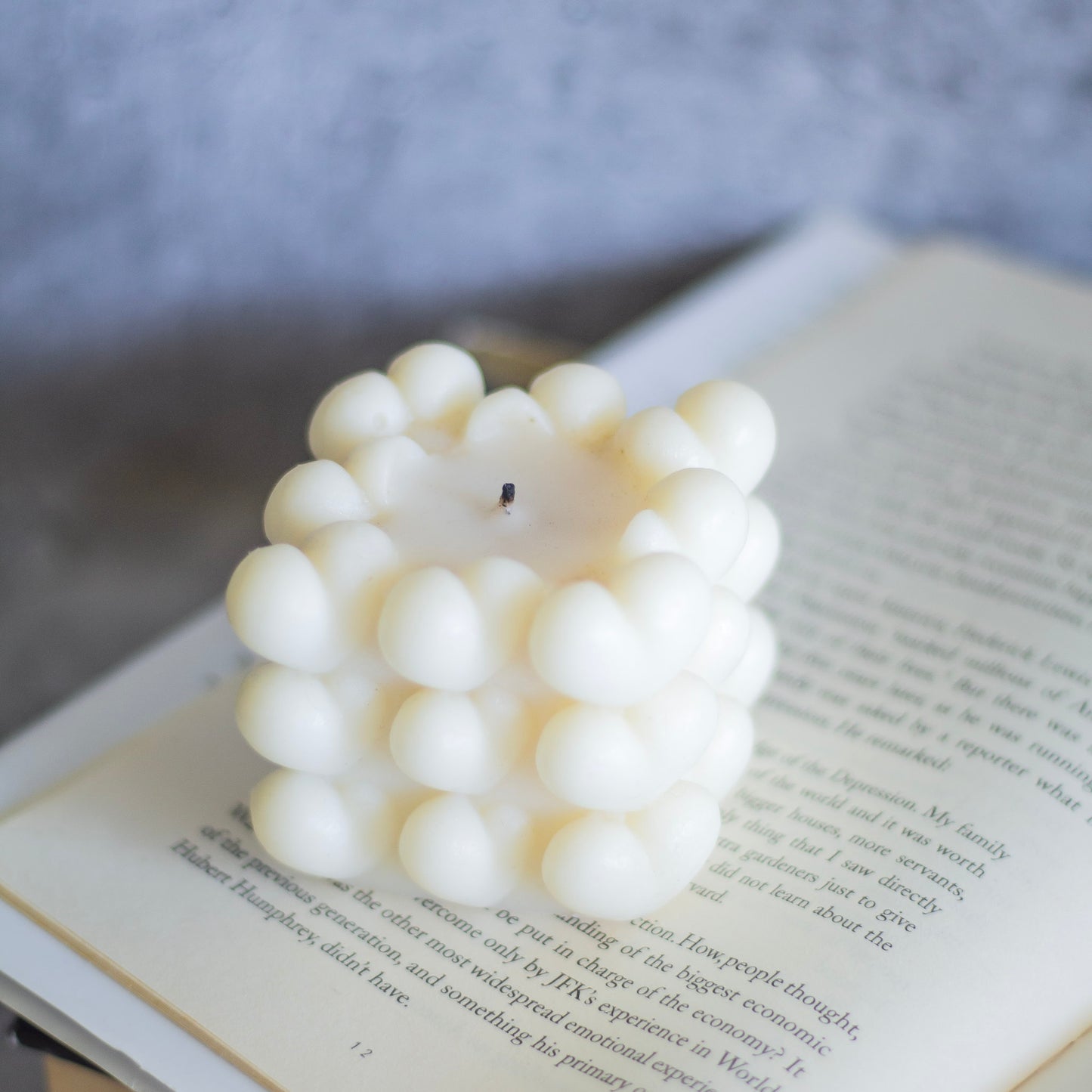 Little Hearts Bubble Candle | Set of 2
