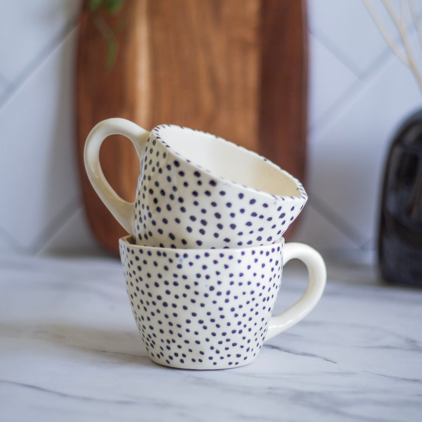 Small Polka Dot Coffee Mug