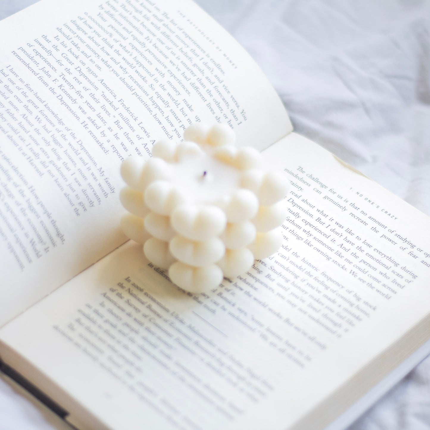 Little Hearts Bubble Candle | Set of 2