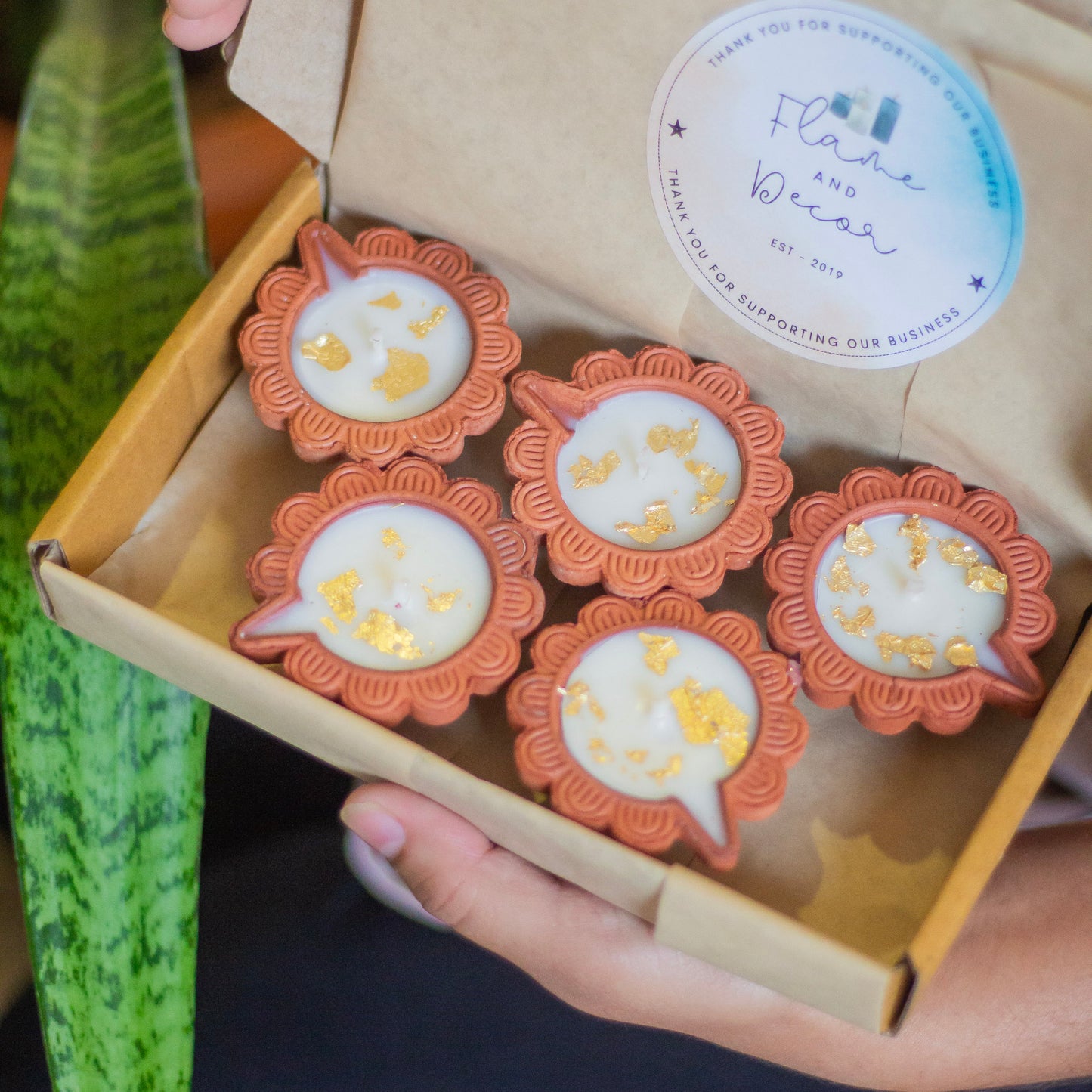 Diya Soy Candles | Pack of 5