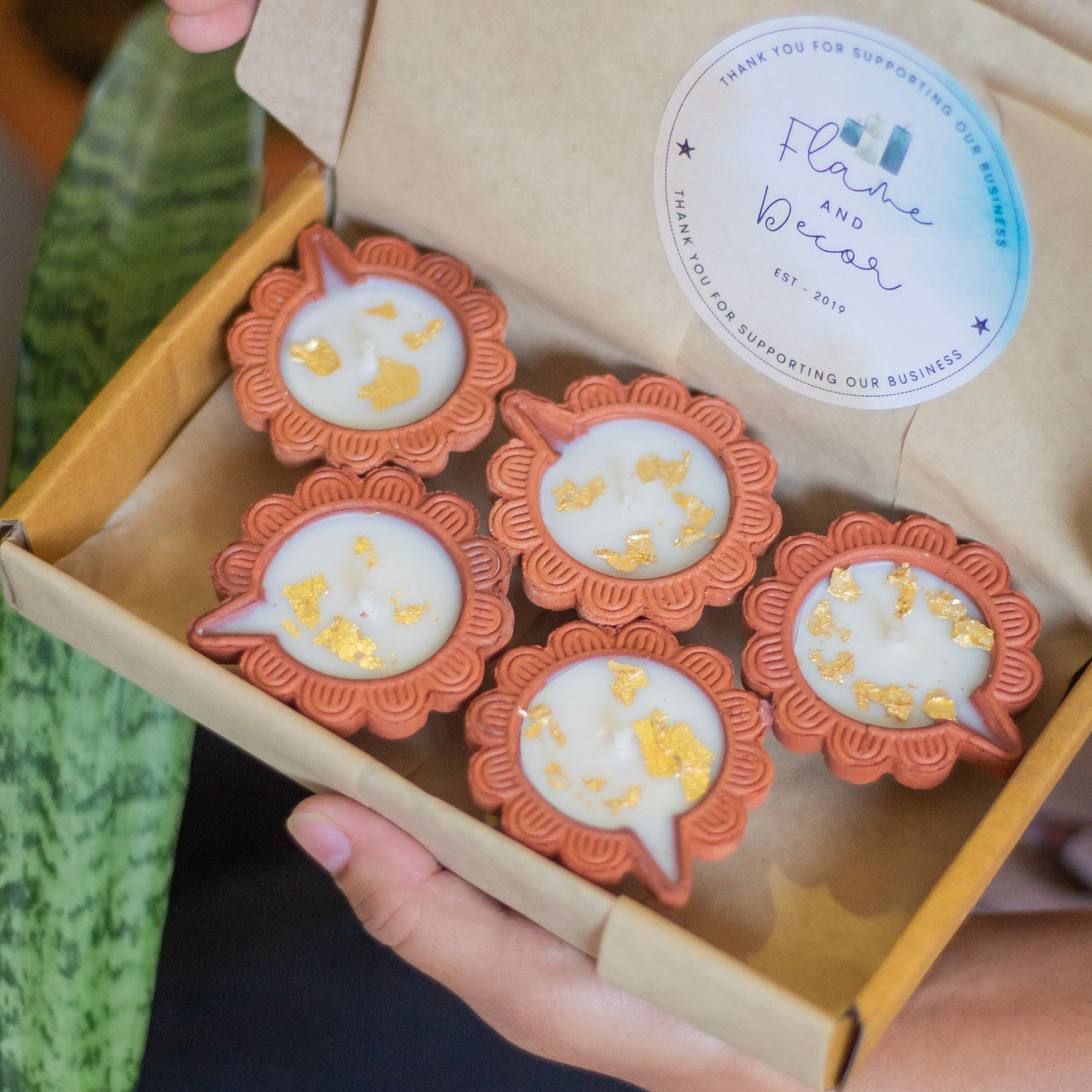 Diya Soy Candles | Pack of 5