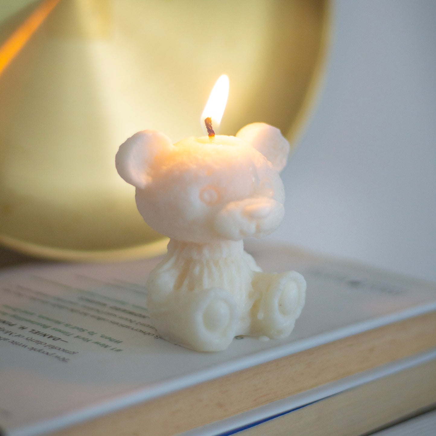Teddy Decorative Soy Scented Candle set of 3
