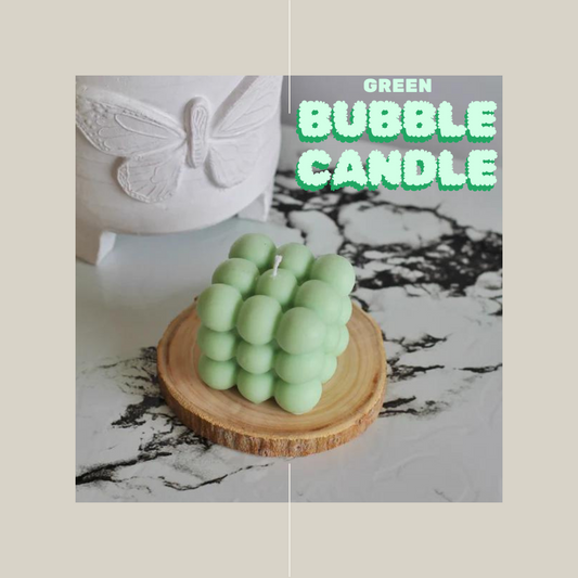 Green Bubble Soy Candle