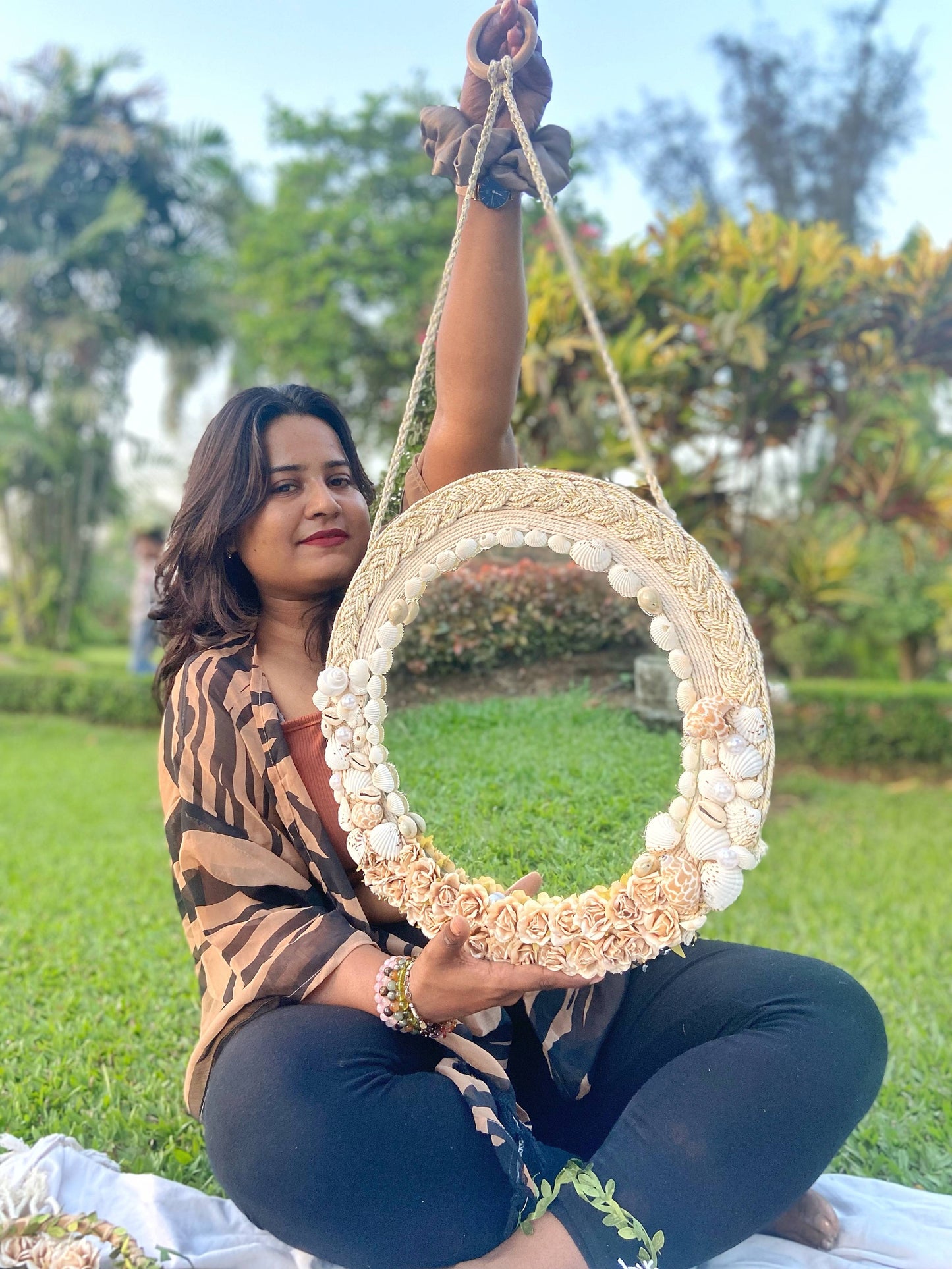 Seashell Decorative Wall Mirror