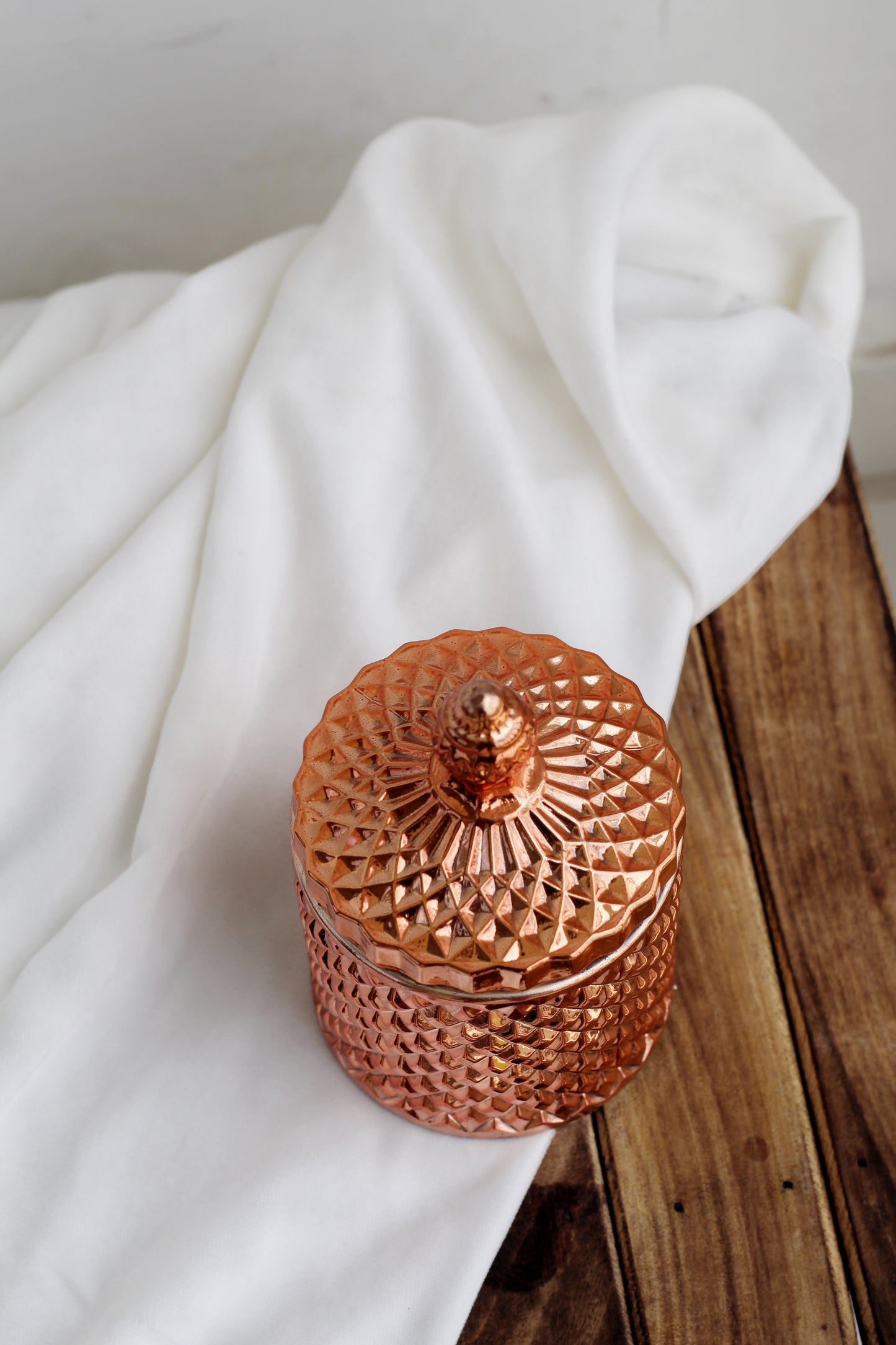 Rose Gold Diamond Jar | Soy Candle