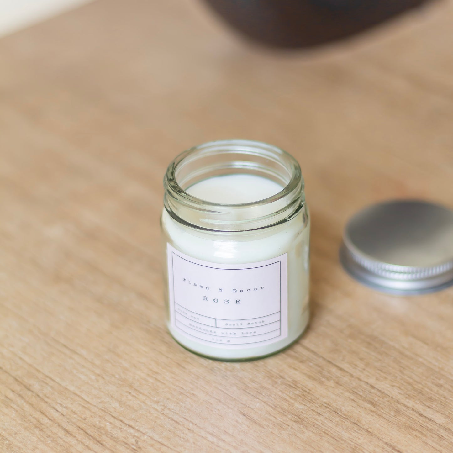 Rose Scented Soy Candles | 100 Gm set of 2