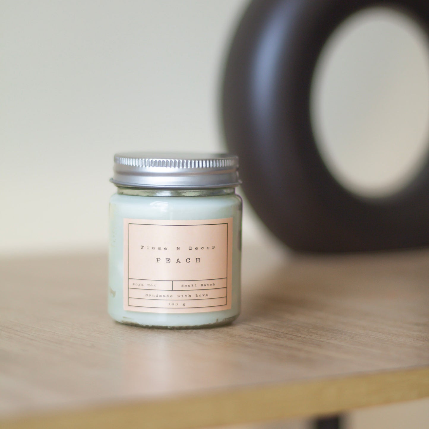 Peach Scented Soy Candles | 100 Gm set of 2