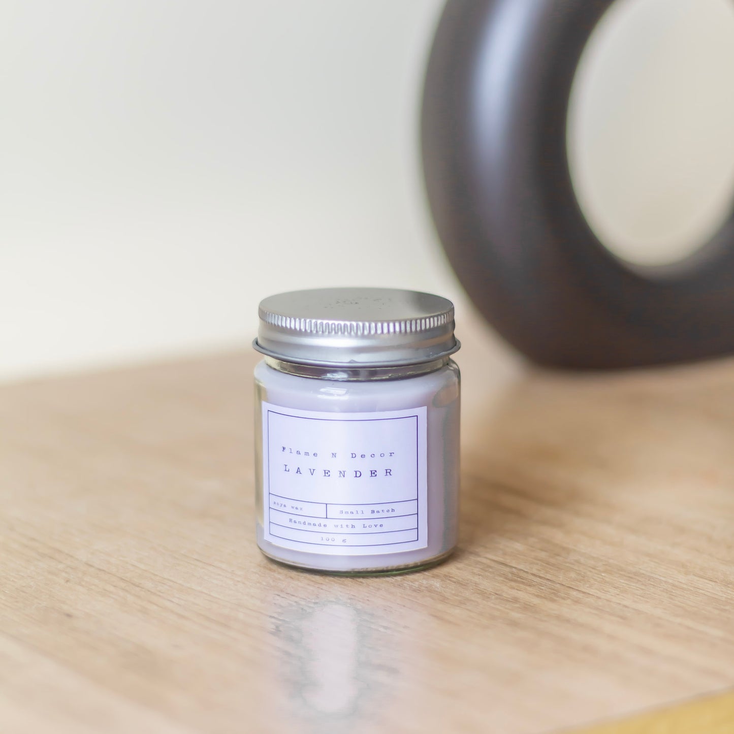 Lavender Scenetd Soy Candles | 100 Gm Set Of 2