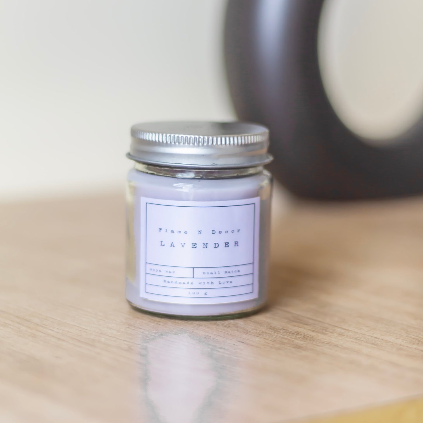 Lavender Scenetd Soy Candles | 100 Gm Set Of 2