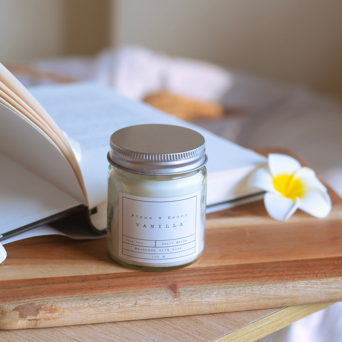 Vanilla Scented Soy Candles | 100 Gm set of 2