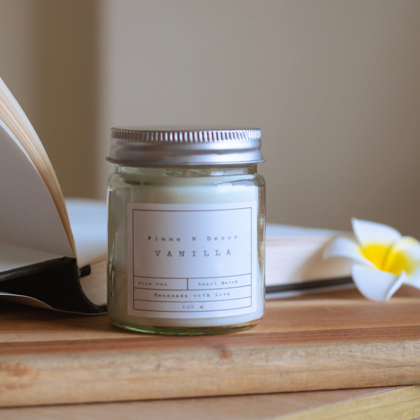 Vanilla Scented Soy Candles | 100 Gm set of 2