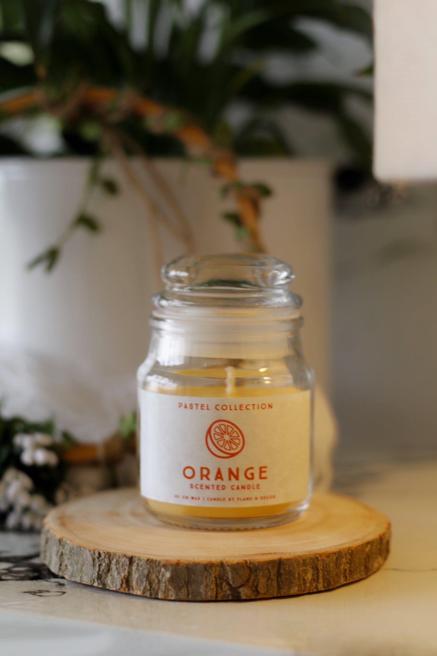 Orange Cookie Jar Candle set of 2