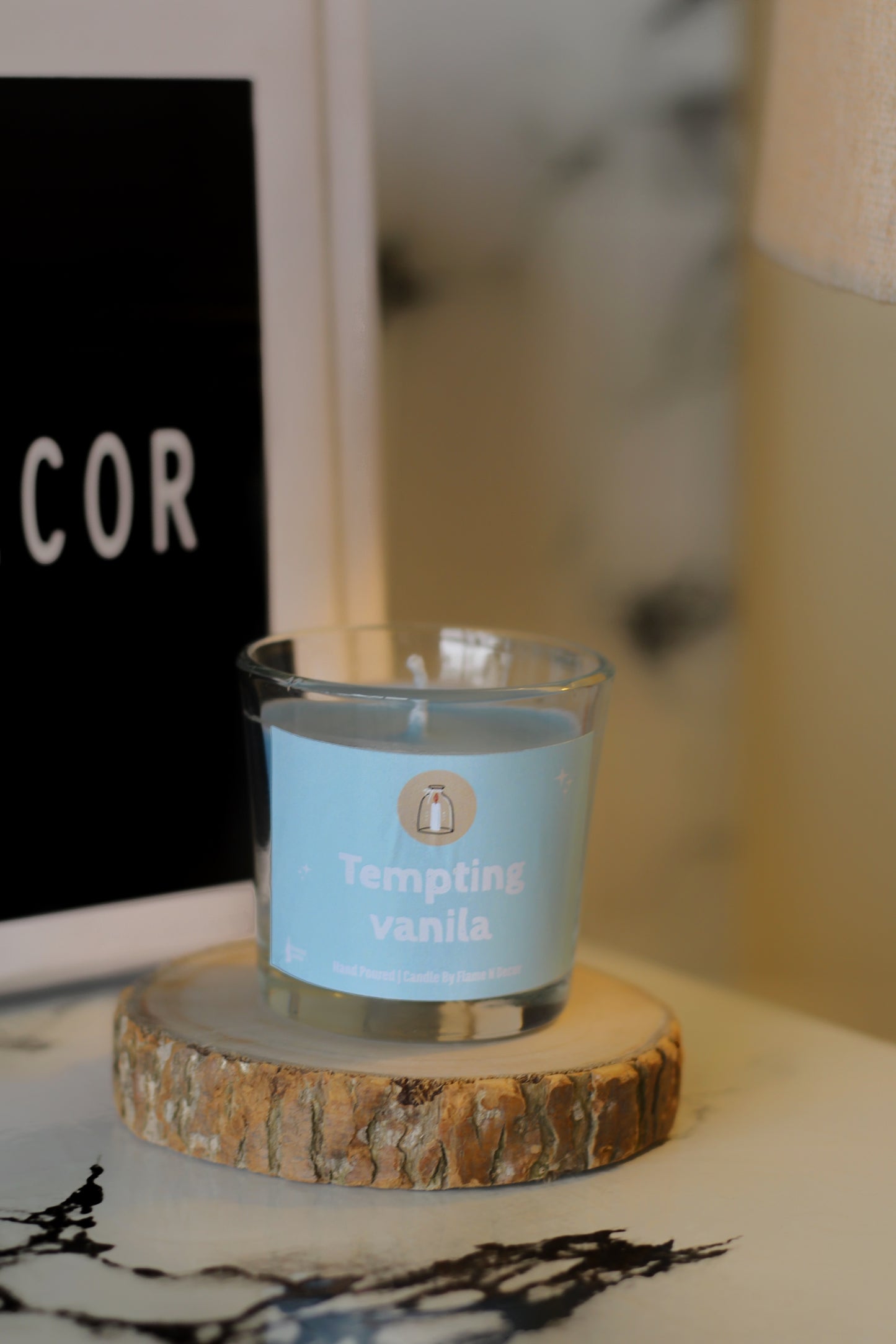 Tempting Vanilla Shot Glass Candle | Soy Candle set of 3