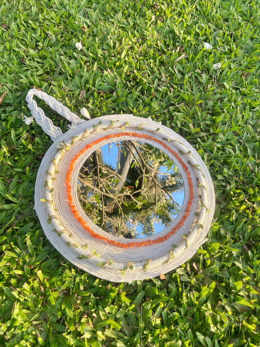 Decorative Wall Mirror with Crystals