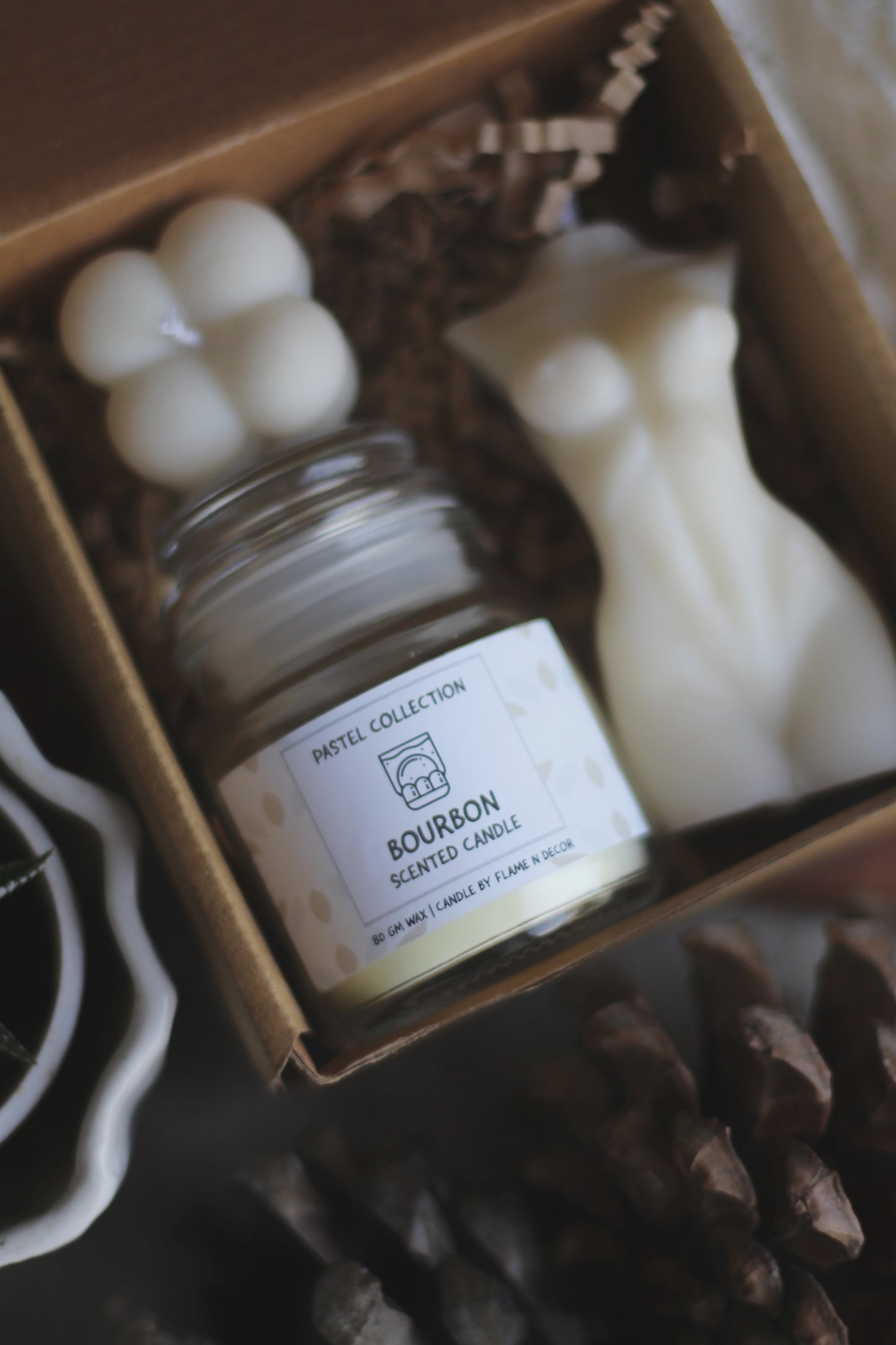 Bourbon Candle Gift Box | Soy Candle
