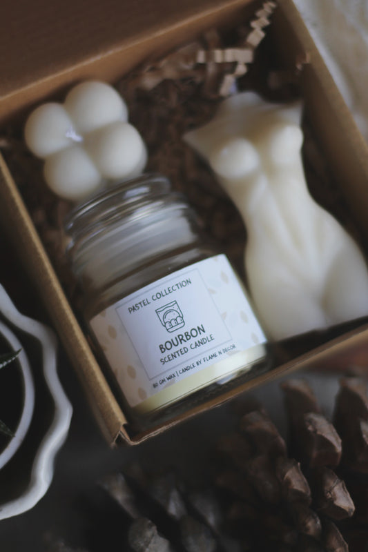 Bourbon Candle Gift Box | Soy Candle