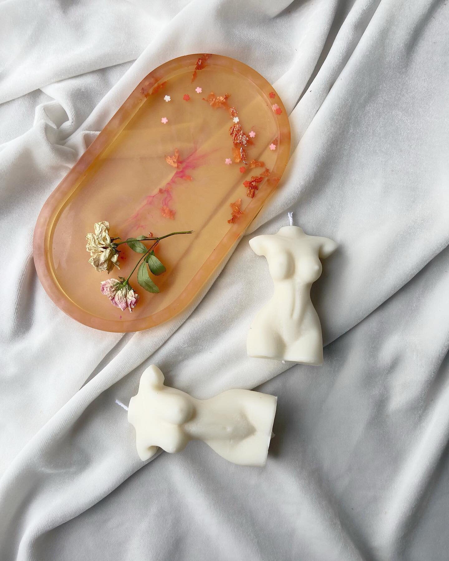 White Women Torso Soy Candle | Set of 2