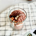 Coffee & Vanilla Topped with Cookie and waffle Dessert Decorative soy scented Candle