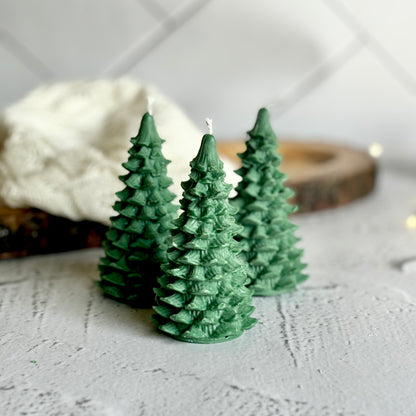 Christmas Green Tree | Set of 3 | Soy Candle