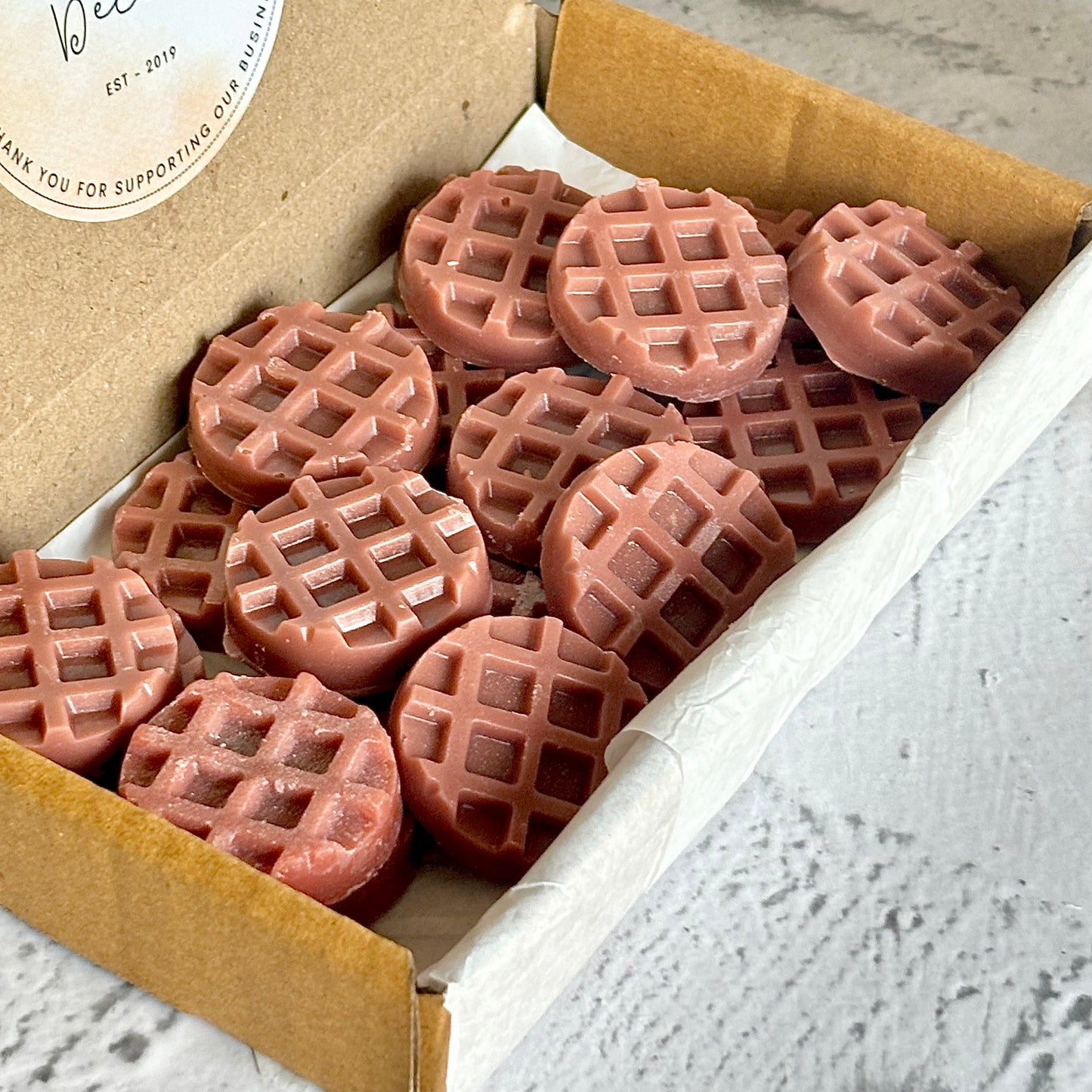 Mini Waffle Wax Melts | Coffee Scented Soy Wax Melts