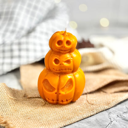 Halloween Pumpkin Shaped Candle – Orange Fragrance