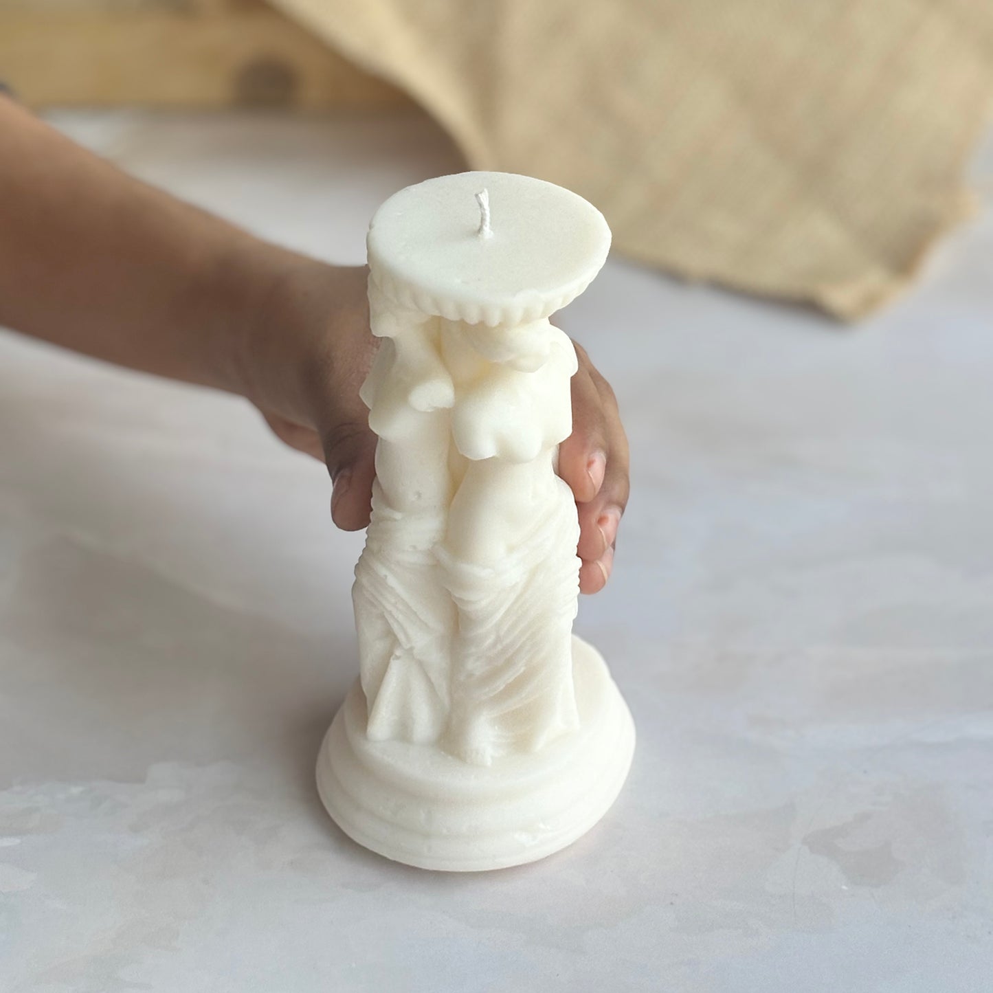 Greek Goddess Decorative Soy Scented Candle