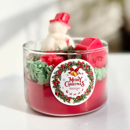 Merry Christmas Designer Soy wax Scented Candle | Christmas