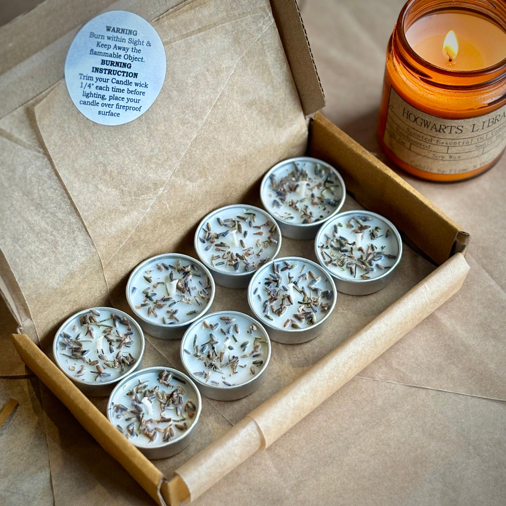 Lavender Infused Soy Wax Tealight Candles – Unscented