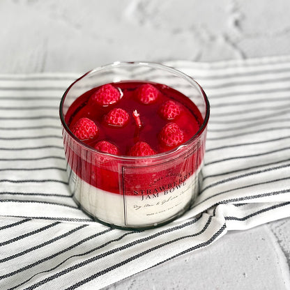 Strawberry Jam infused with Strawberry Candle