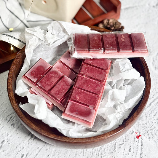 Geranium Essential oil infused Christmas Wax Melt Snap Bar