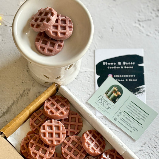 Mini Waffle Wax Melts | Coffee Scented Soy Wax Melts