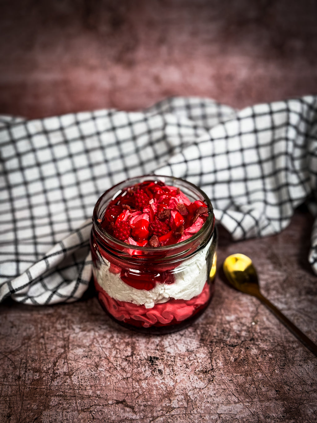 Strawberry Cheese Cake Dessert Candle -200g