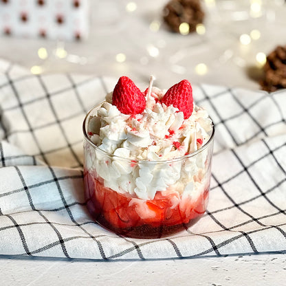 Strawberry Dessert Soy Scented Candle | Christmas