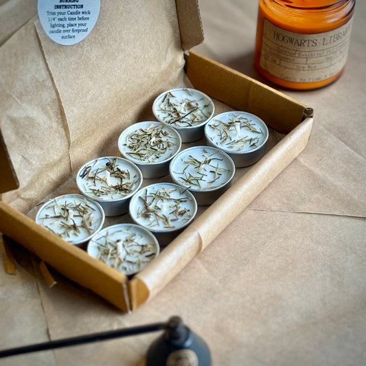 Rosemary Infused Soy Wax Tealight Candles – Unscented