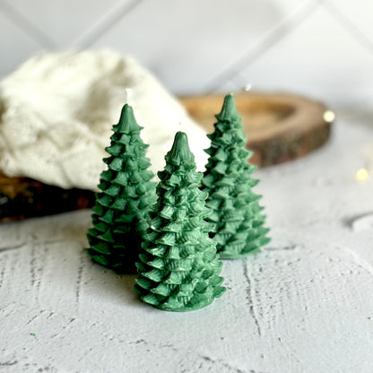 Christmas Green Tree | Set of 3 | Soy Candle