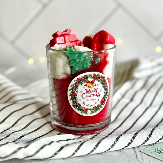 Merry Christmas Desert Decorative Soy Scented Candle