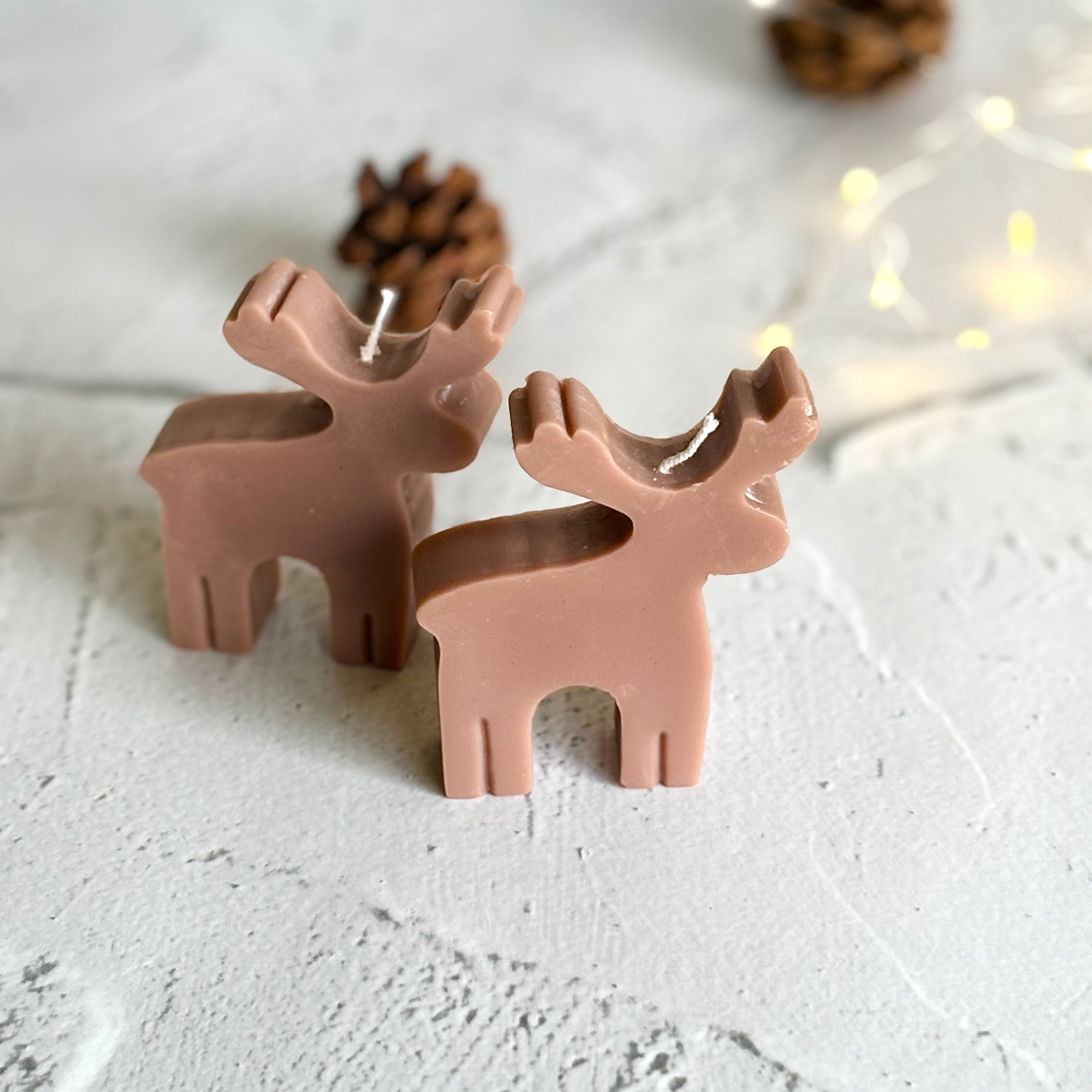 Brown Deer Soy Scented Candle | Set of 2 | Coffee Scented