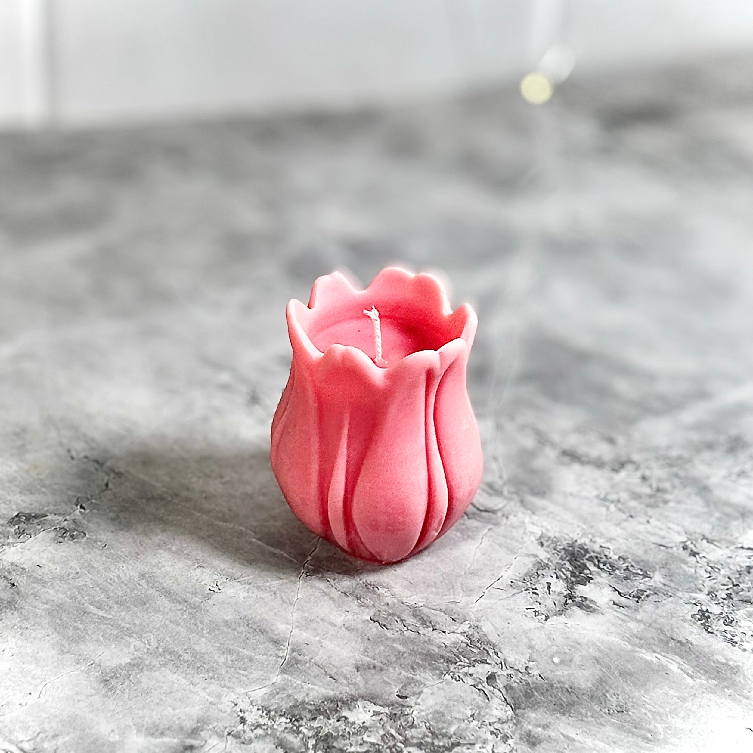 Tulip Shaped Soy Scented Candle – Tearose Fragrance