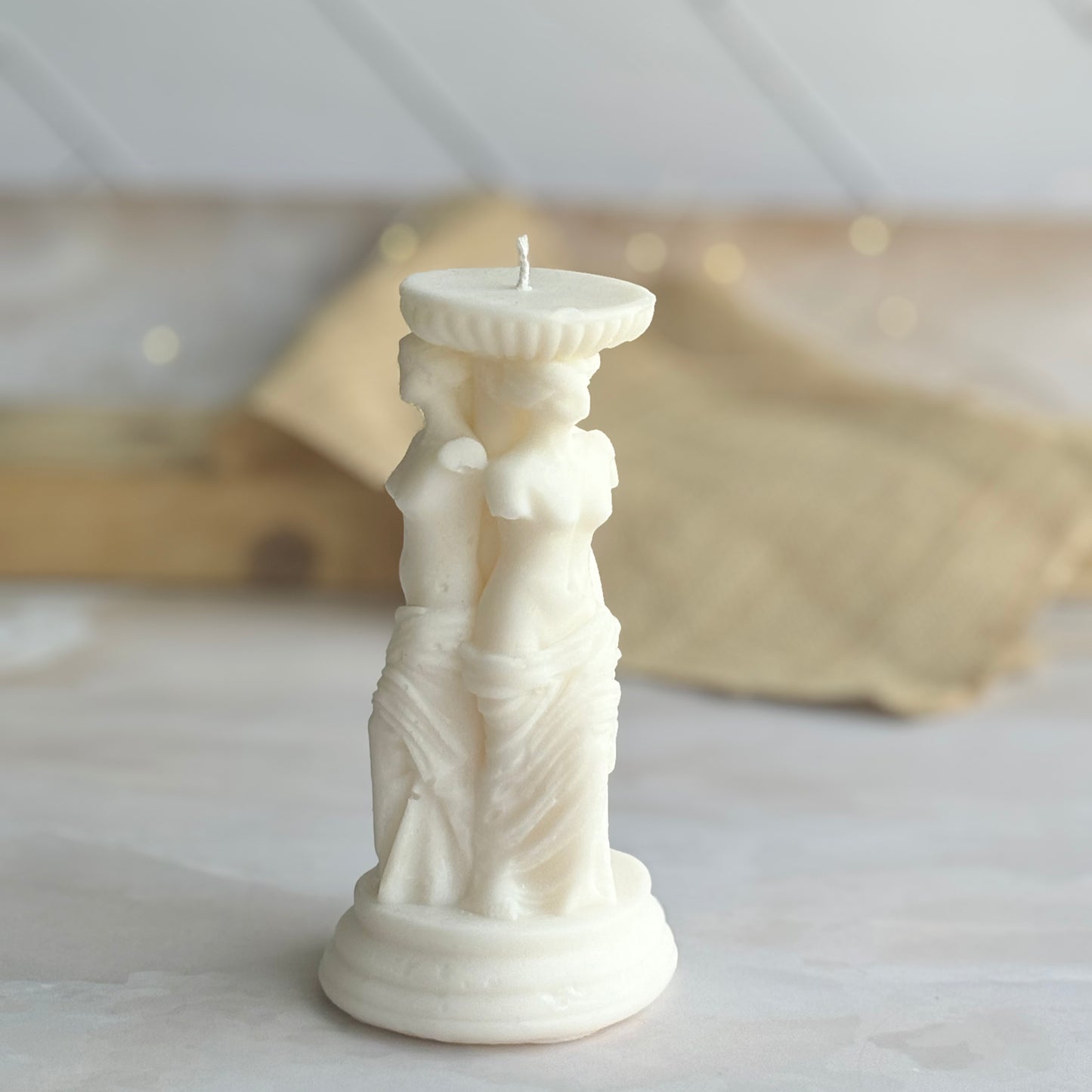 Greek Goddess Decorative Soy Scented Candle