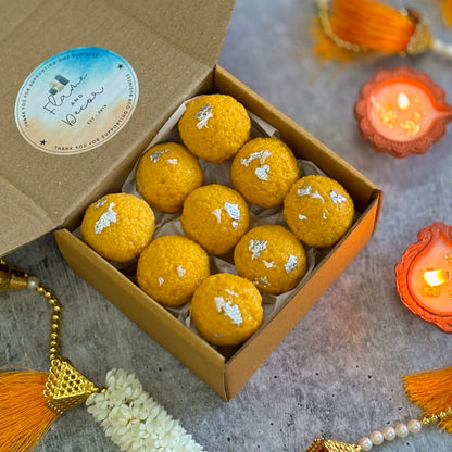 Laddu Scented Soy Candle - Pack of 9