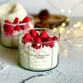 Strawberry Bowl Soy Scented Candle | Dessert Candle