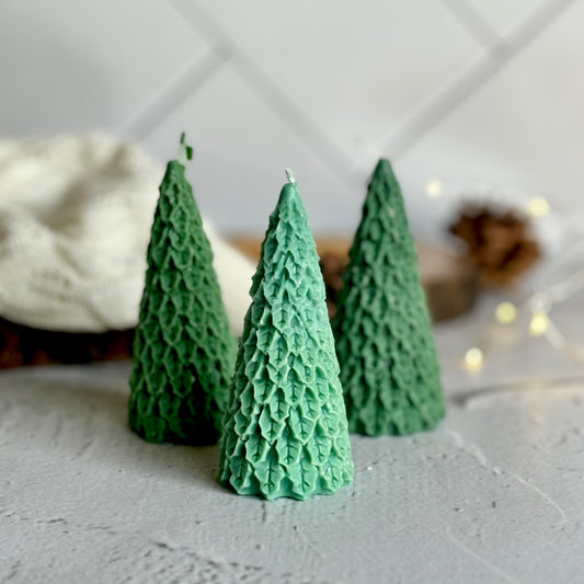 Christmas Green Tree | Set of 3 | Soy Candle