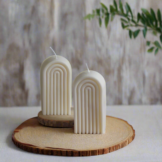 Arch Shape Decorative Candle | Set f 2