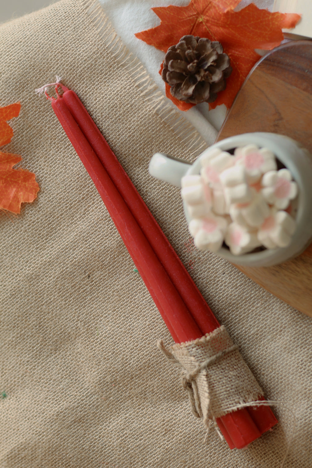 Red Taper Candle | Set of 10