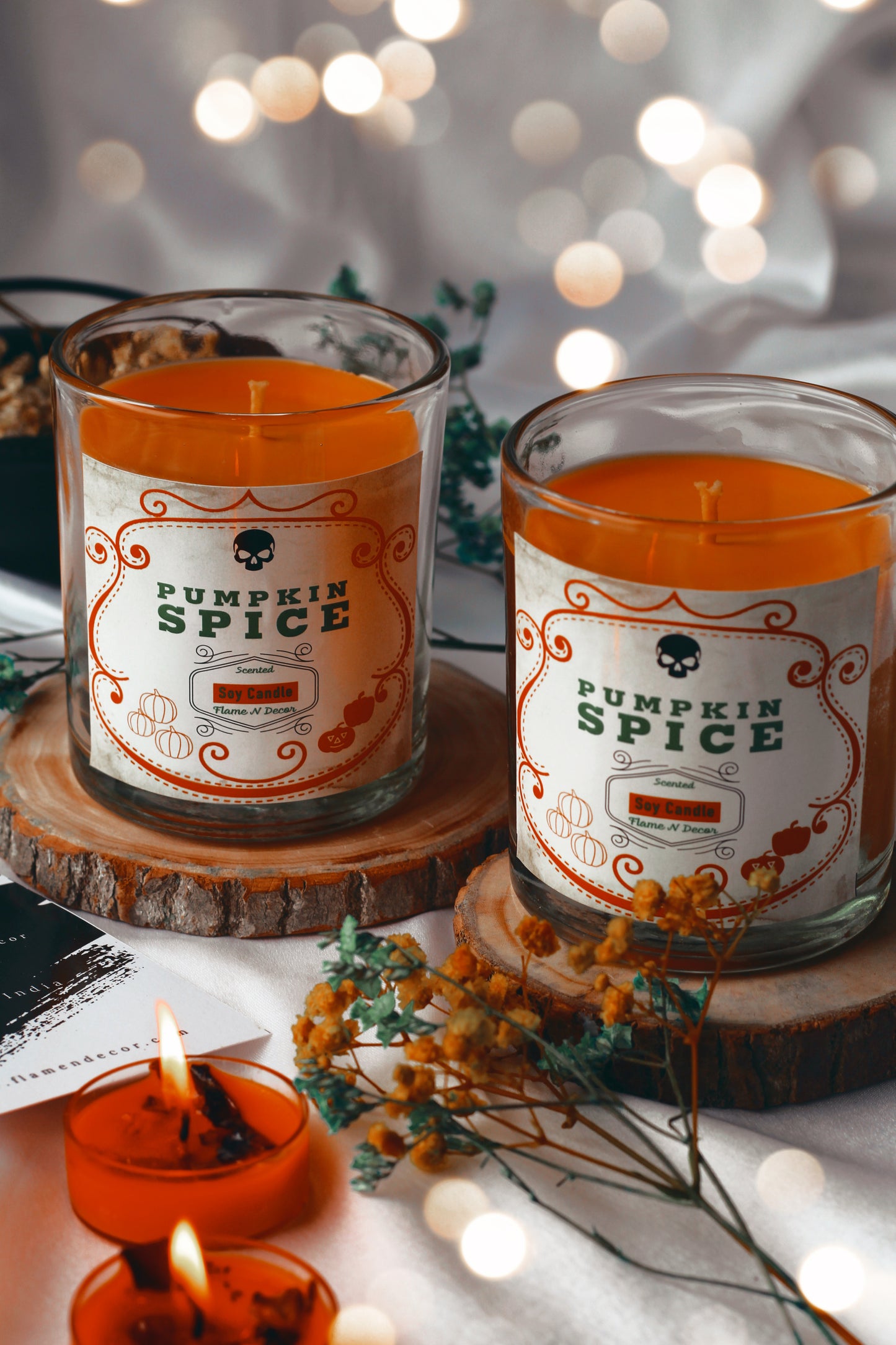 Pumpkin Spice Essential Oil Scented Candle